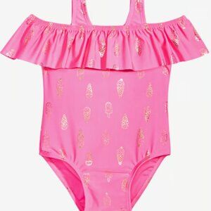 Baby Girls Ice Cream,Print Swimsuit, Chic Pink (6-9 Months) - NWT